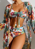 BIKINI CON FALDA DE FLORES GLENDA