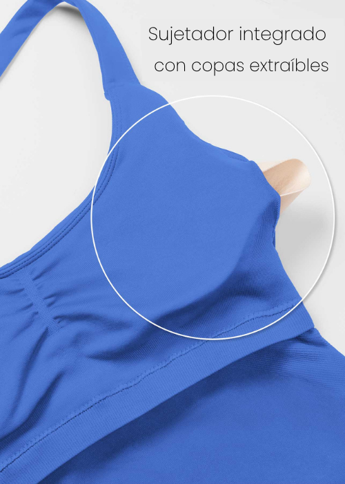 CAMISETA SPORT SIN MANGAS CON CUELLO HALTER