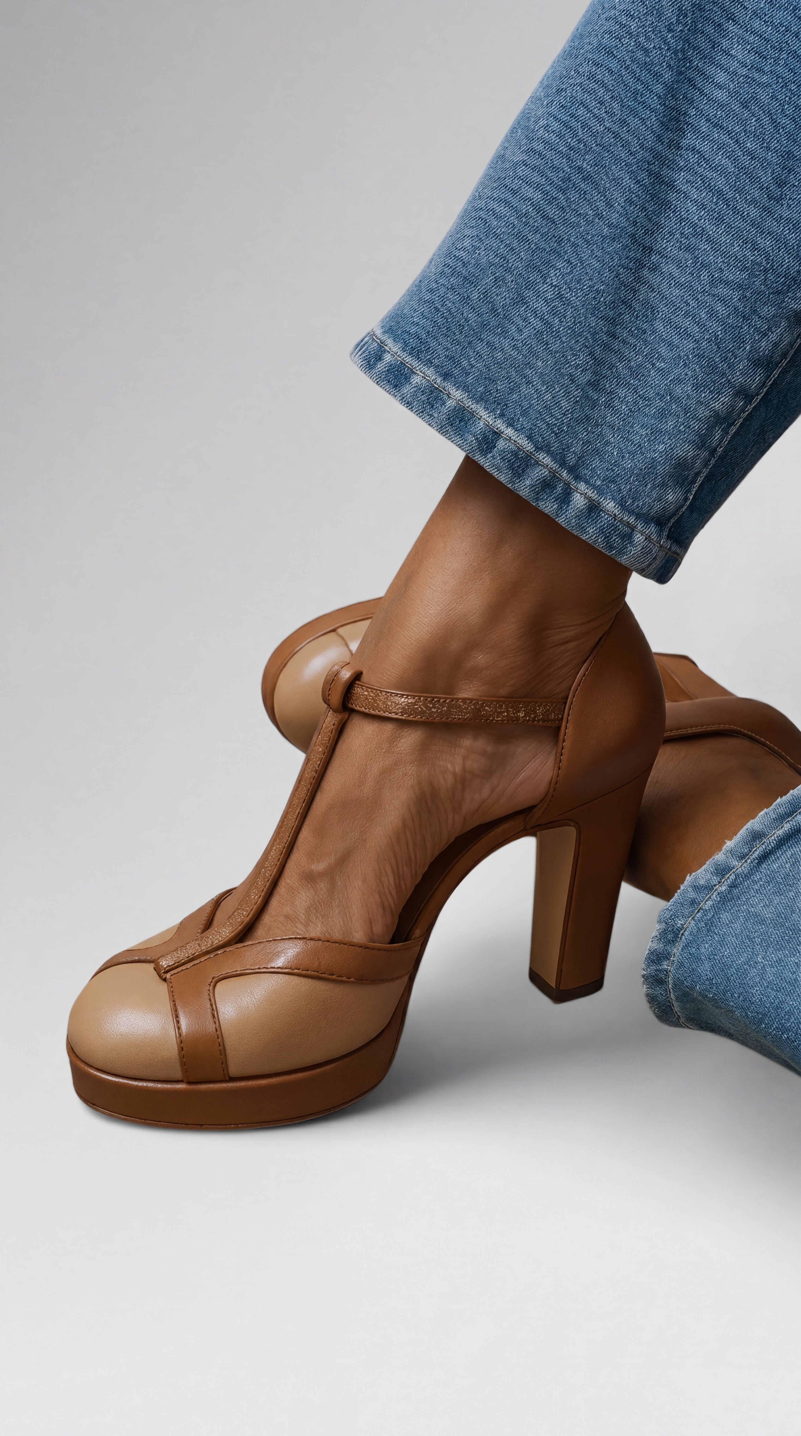 ZAPATOS DE TACÓN RETRO CON SUJECIÓN ERGONÓMICA MALENA