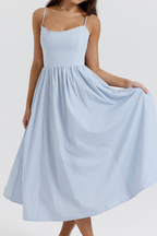 ESTRELLA | Elegante vestido midi de verano tipo corsé