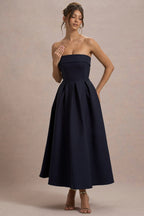 ALICIA | Vestido midi con escote