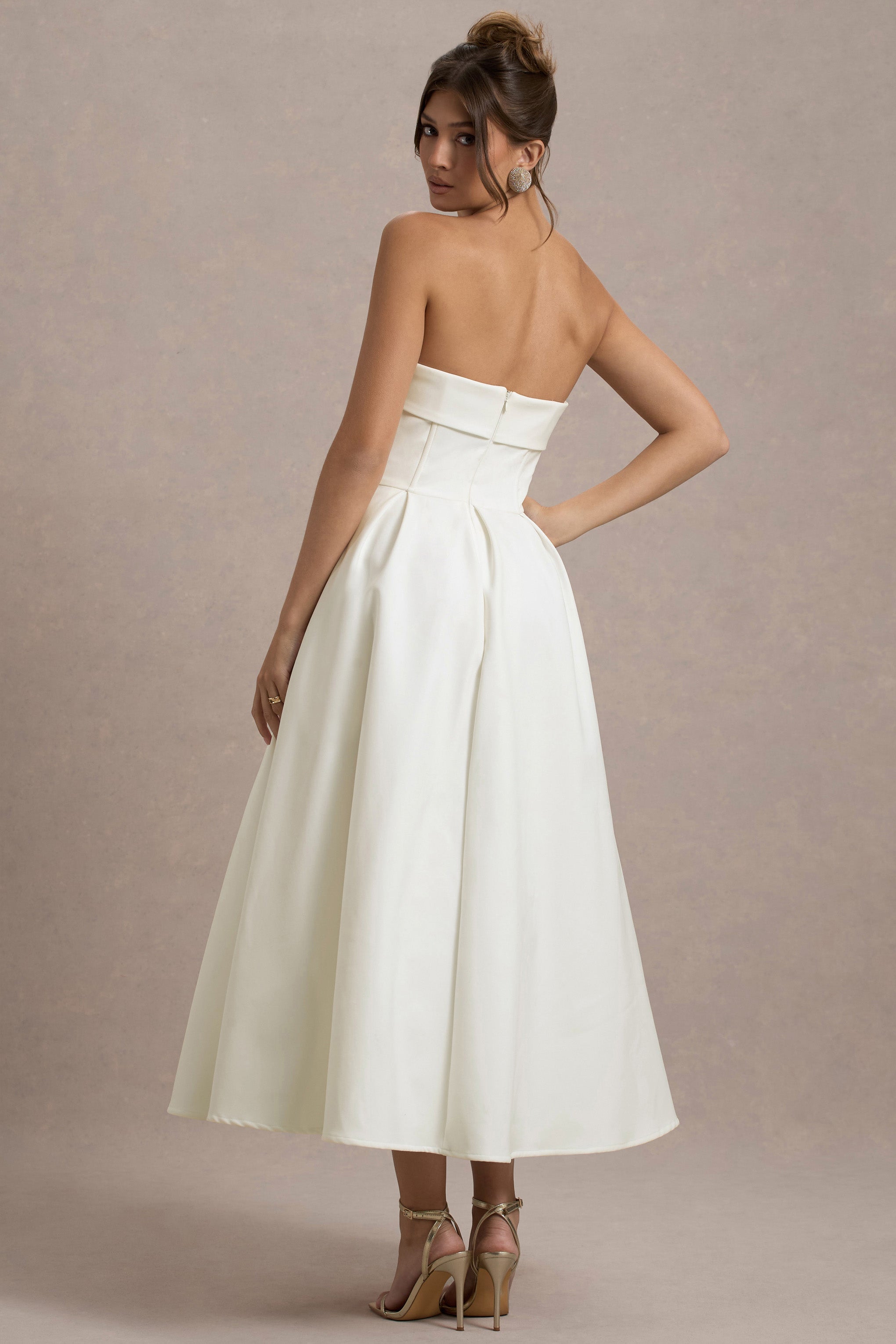 ALICIA | Vestido midi con escote