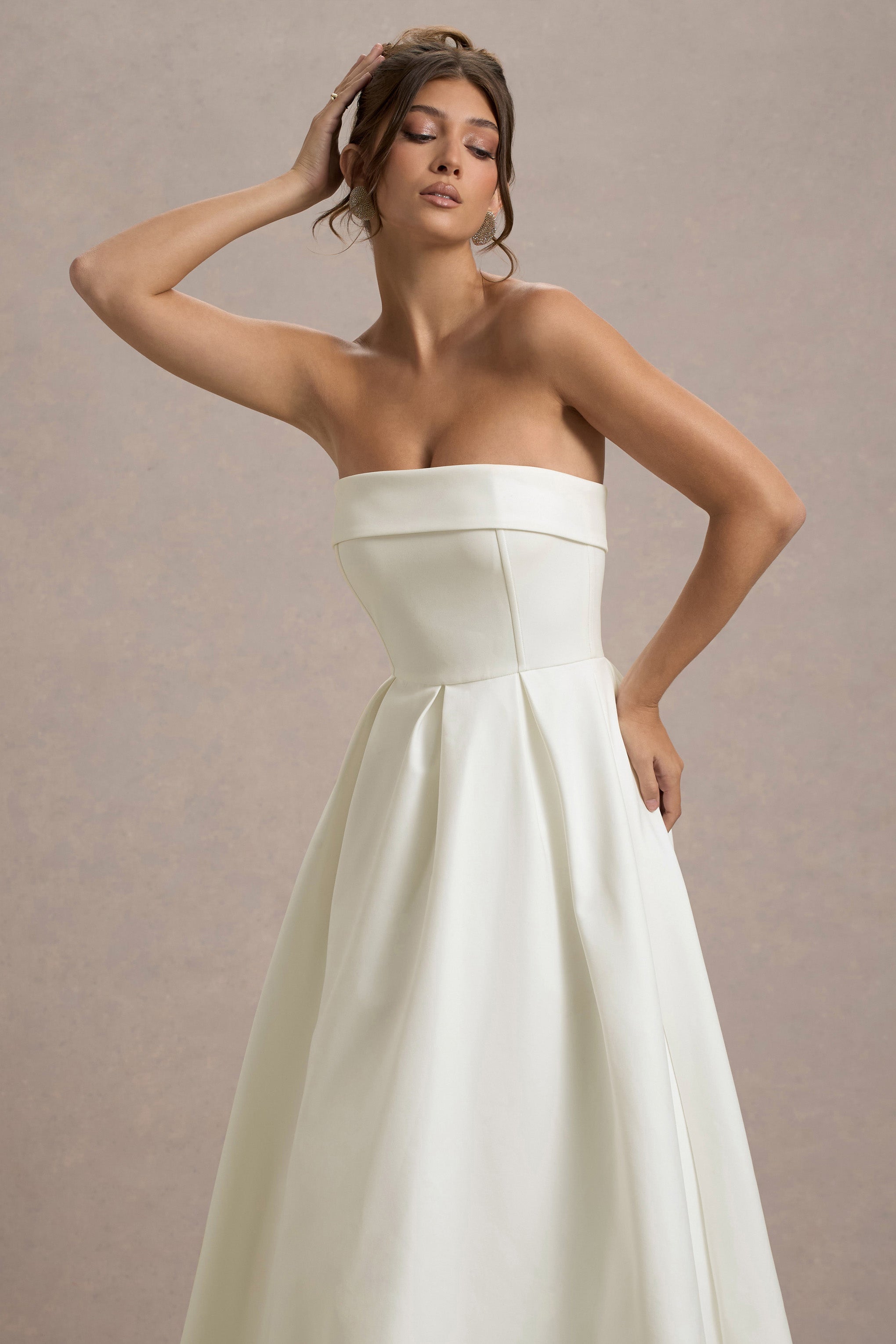 ALICIA | Vestido midi con escote