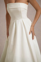 ALICIA | Vestido midi con escote