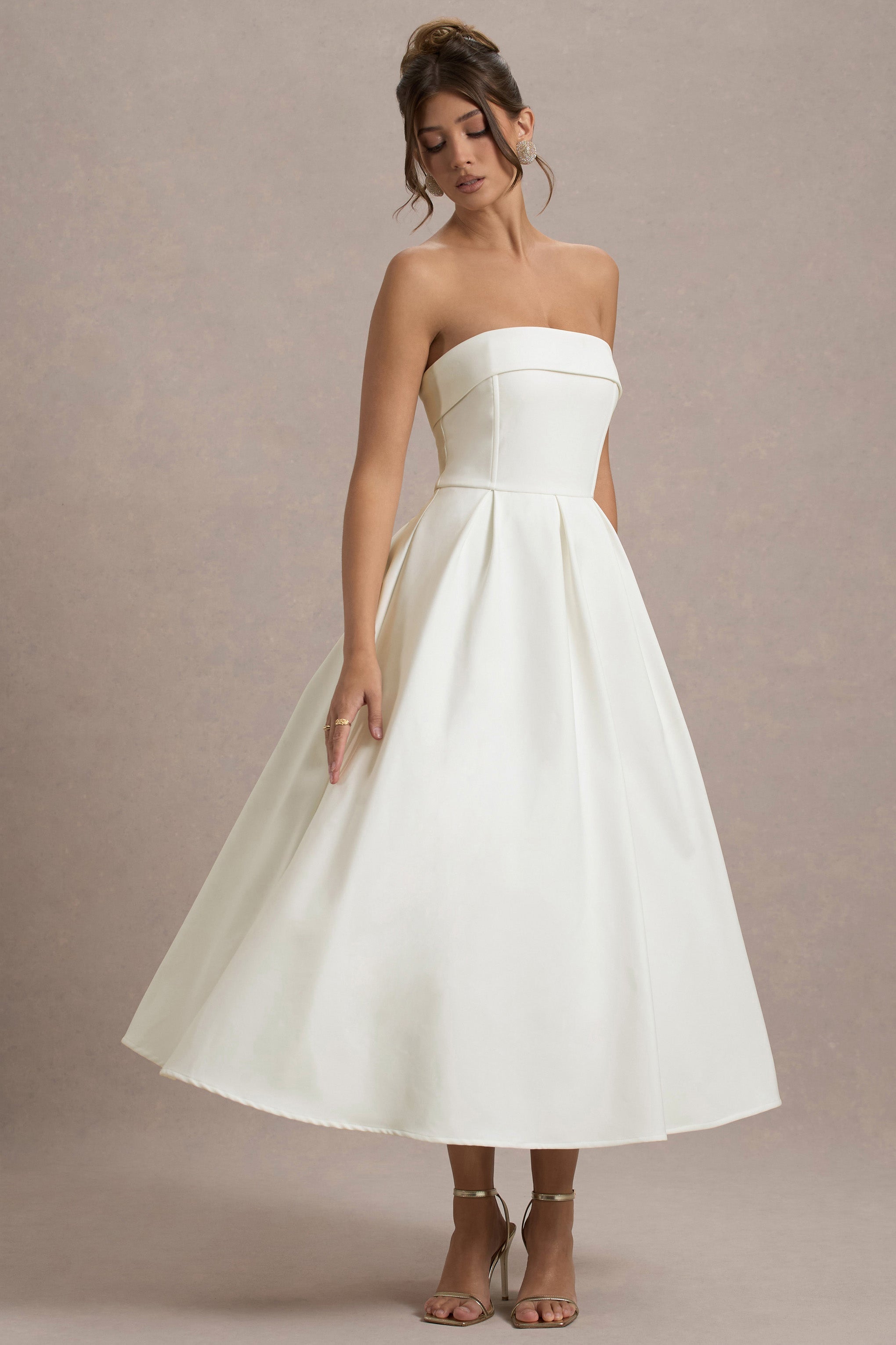 ALICIA | Vestido midi con escote