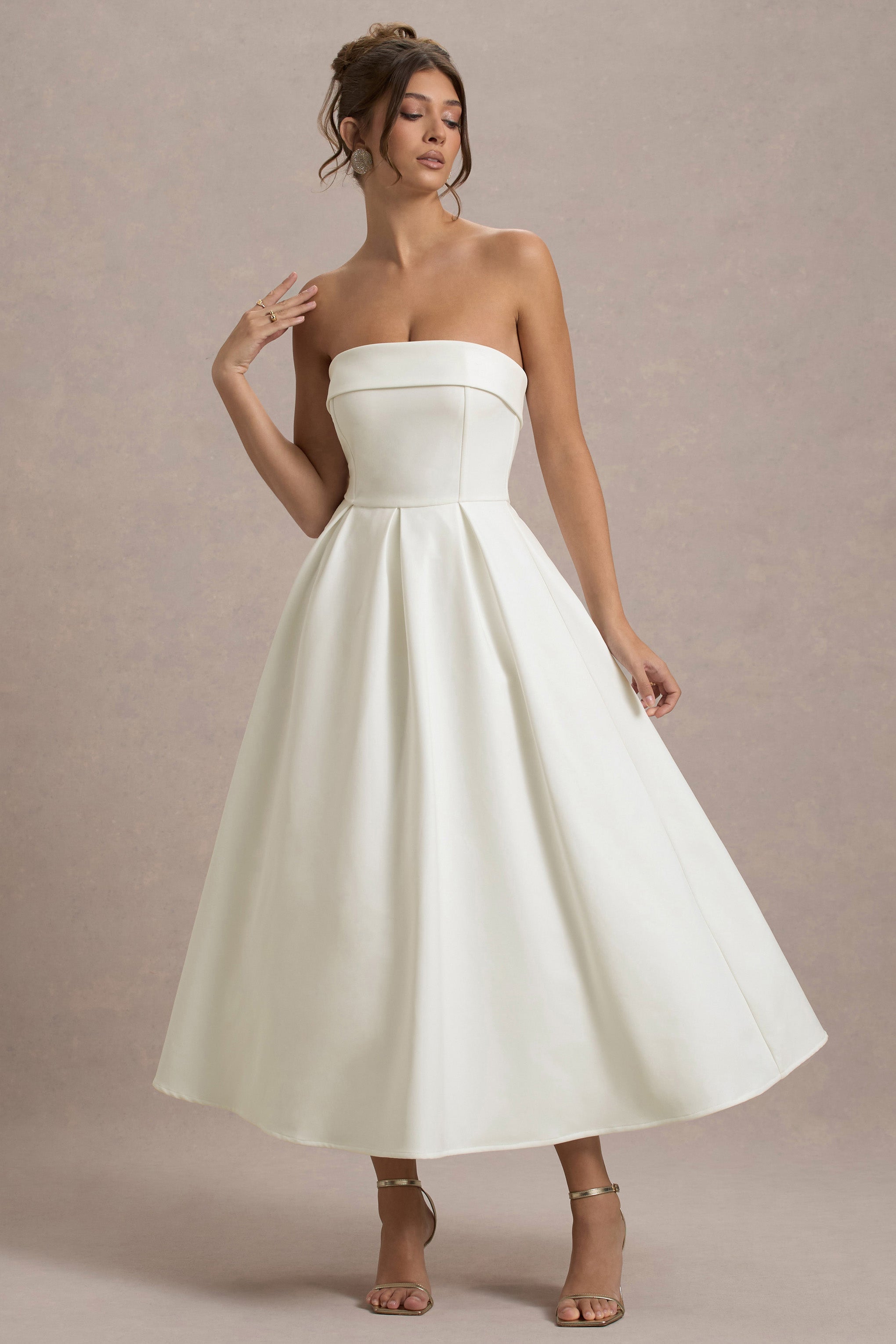 ALICIA | Vestido midi con escote