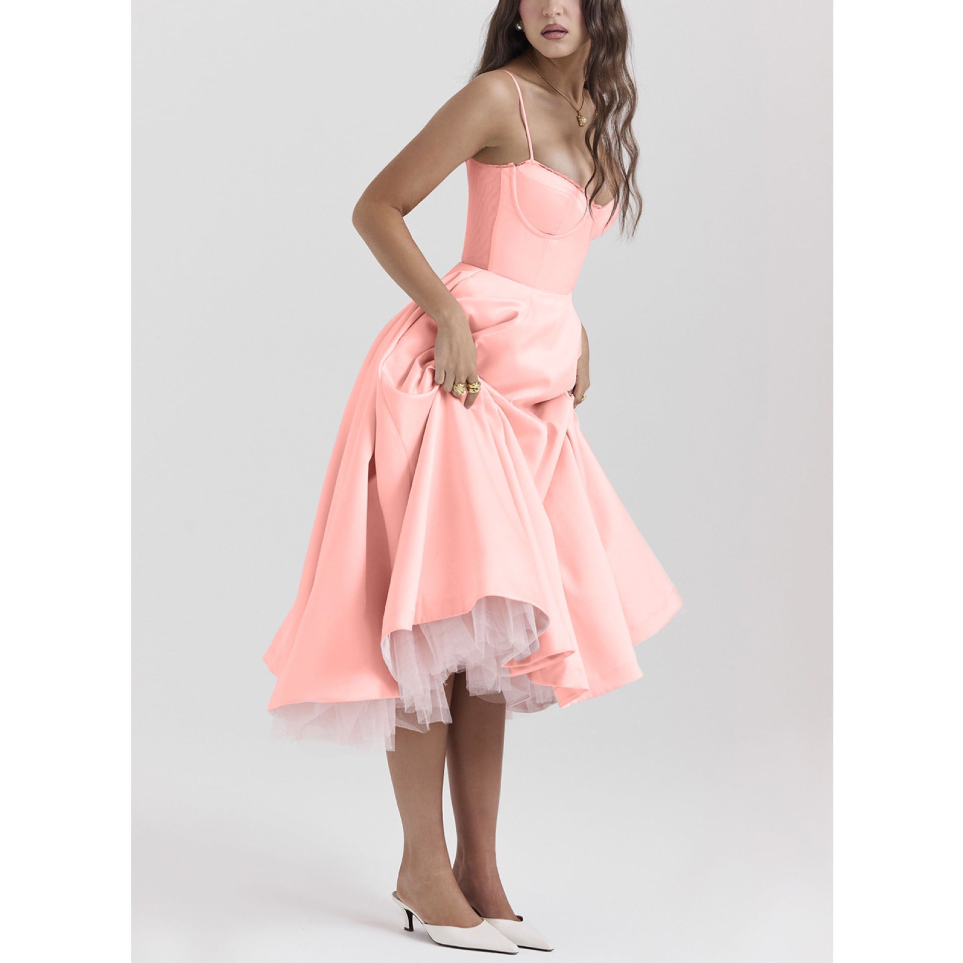 JULIA | Vestido midi romántico de verano