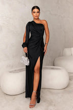 KATYA | Vestido maxi de un hombro