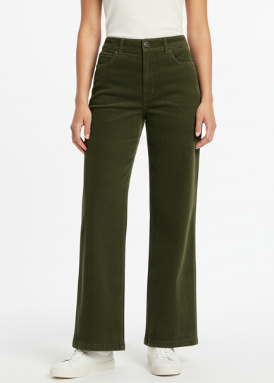 PANTALÓN DE PANA BAJO ANCHO