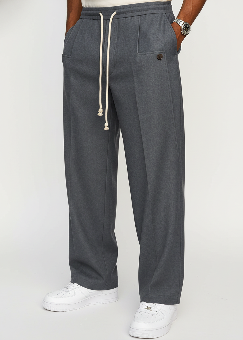 PANTALONES CASUALES CON CORDÓN AJUSTABLE