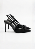 ZAPATOS DE SALÓN DE SATÉN CON LAZO REBECCA