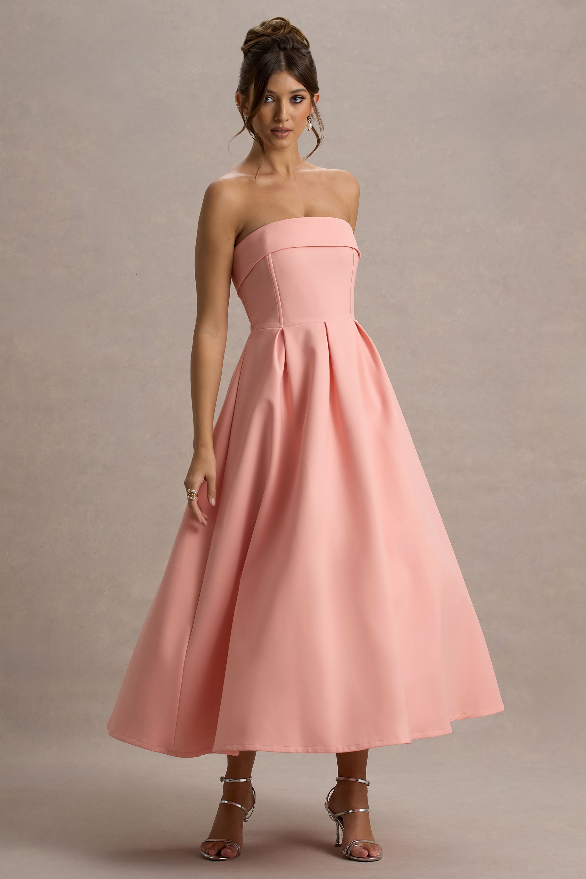 ALICIA | Vestido midi con escote