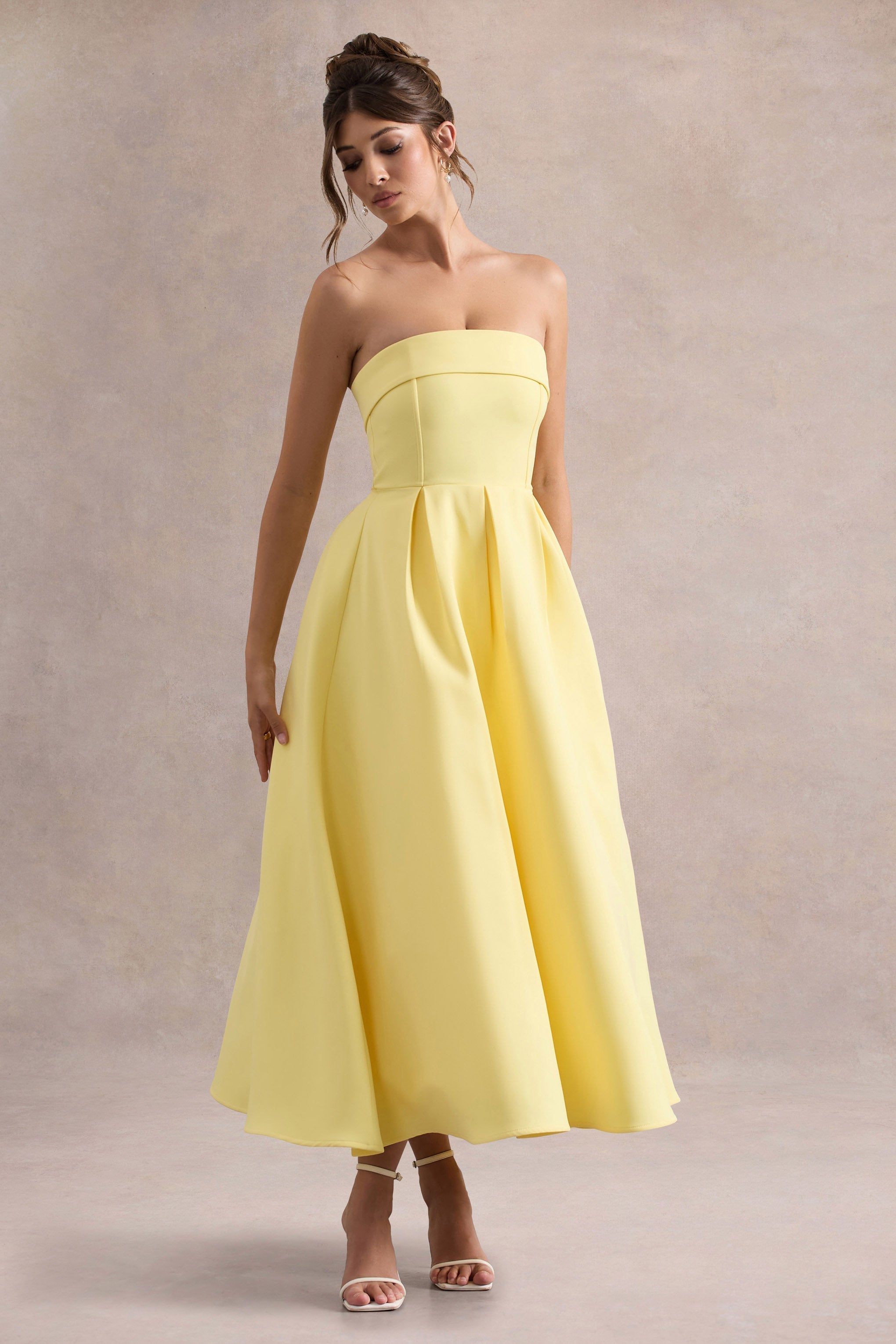 ALICIA | Vestido midi con escote